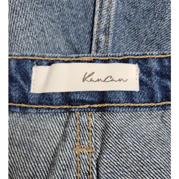 Kancan Lyric Ultra High Rise Distressed Button Fly Denim Shorts Women's 3XL - Picture 5 of 9